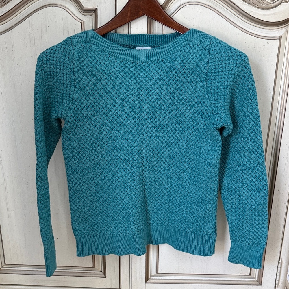 L.L. Bean Teal Crew Neck Sweater